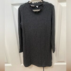 GAP Kids Charcoal Ribbed Dress